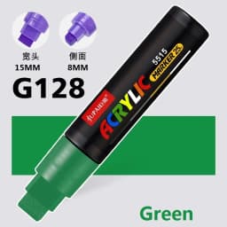 Large Capacity Acrylic Marker Pen 8MM/15MM Ultra Wide Line Width 15 Colors POP Pens Color Hand Drawn Advertising Poster Markers