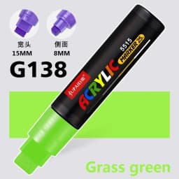 Large Capacity Acrylic Marker Pen 8MM/15MM Ultra Wide Line Width 15 Colors POP Pens Color Hand Drawn Advertising Poster Markers