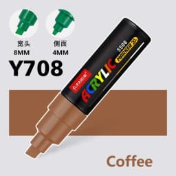 Large Capacity Acrylic Marker Pen 8MM/15MM Ultra Wide Line Width 15 Colors POP Pens Color Hand Drawn Advertising Poster Markers