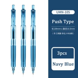 Japan Uniball Gel Pens Press Type 0.5mm Black/Blue/Red/Navy Signature Stylo Students Test Pens Bakcto School papelería Supplies
