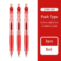 Japan Uniball Gel Pens Press Type 0.5mm Black/Blue/Red/Navy Signature Stylo Students Test Pens Bakcto School papelería Supplies