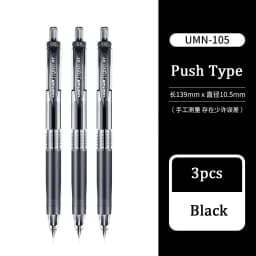 Japan Uniball Gel Pens Press Type 0.5mm Black/Blue/Red/Navy Signature Stylo Students Test Pens Bakcto School papelería Supplies