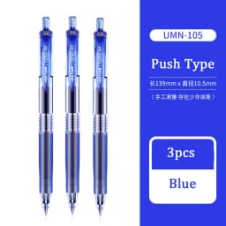 Japan Uniball Gel Pens Press Type 0.5mm Black/Blue/Red/Navy Signature Stylo Students Test Pens Bakcto School papelería Supplies