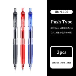 Japan Uniball Gel Pens Press Type 0.5mm Black/Blue/Red/Navy Signature Stylo Students Test Pens Bakcto School papelería Supplies