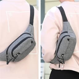 2024 Mobile Waist Bag for Men Women Multifunctional Large Capacity Belt Bag Anti Splash Wear-resistant Construction Site Pochete