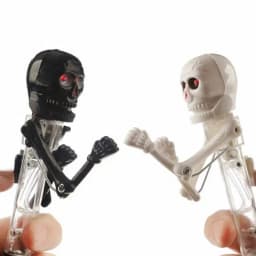 Halloween Pen With Light Halloween Pen Funny Boxing Skeleton With LED Light Adults And Children Ballpoint Pens Ergonomic Grip