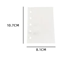 M5 5Holes Cute Loose Leaf Binder Inner Page Pocket Notebook Planner Girl Notepad Agenda Book Photo Book School Stationery