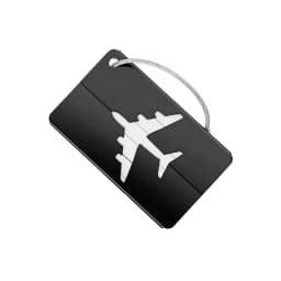 Aluminum Alloy Travel Luggage Tag Hanging Tag Suitcase Tag Plane With Name ID Cards Anti-lost Solid Color Travel Accessories.zmt