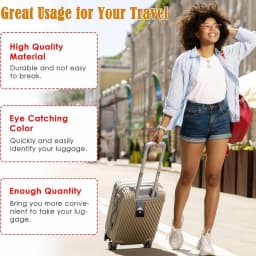 Aluminum Alloy Travel Luggage Tag Hanging Tag Suitcase Tag Plane With Name ID Cards Anti-lost Solid Color Travel Accessories.zmt