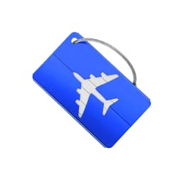 Aluminum Alloy Travel Luggage Tag Hanging Tag Suitcase Tag Plane With Name ID Cards Anti-lost Solid Color Travel Accessories.zmt