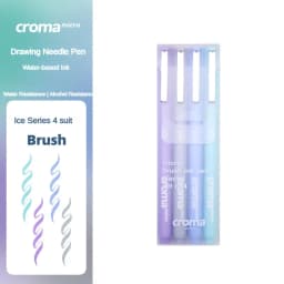Croma Micro Needle Ballpoint Pen Painting Art Special Brush Color Marker Anime Waterproof Hook Pen Stationery School Supplies