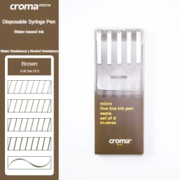 Croma Micro Needle Ballpoint Pen Painting Art Special Brush Color Marker Anime Waterproof Hook Pen Stationery School Supplies