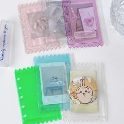 M5 Colofrful Binder Pockets Binder Zipper Folders For 6-ring Notebook Binder Waterproof Pvc Leaf Document Filing Bag