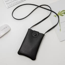 PU Leather Summer Shoulder Bag New Large Capacity Purse Mobile Phone Messenger Bag Solid Color Mini Women Handbags