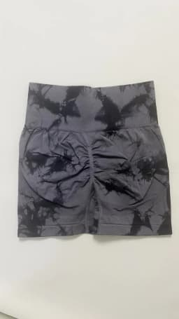 New Women Gym Tie Dye Scrunch Shorts Fitness Seamless Butt Lifting Sports Leggings Stretch Activewear Workout Running Tights