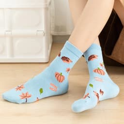 Socks Women Autumn Winter Japanese Flower Cartoon Animal Goose Dog Bird Cute Hedgehog Soft Absorption Ins Cotton Mid-tube Sock