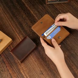 Mens Wallet Genuine Leather Coin Purse Ladies Card Mini Bag Clutch Feminine Men's Slim Purse Money Small Wallet Card Holder Gift