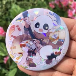 Game UNDERTALE Sans Frisk Asriel Dreemurr Toriel Papyrus Cosplay Costumes SPTE Tin Plated Pin Badge Accessories Pendant Prop