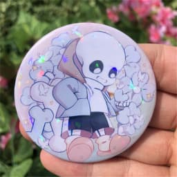Game UNDERTALE Sans Frisk Asriel Dreemurr Toriel Papyrus Cosplay Costumes SPTE Tin Plated Pin Badge Accessories Pendant Prop