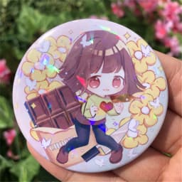 Game UNDERTALE Sans Frisk Asriel Dreemurr Toriel Papyrus Cosplay Costumes SPTE Tin Plated Pin Badge Accessories Pendant Prop