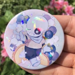 Game UNDERTALE Sans Frisk Asriel Dreemurr Toriel Papyrus Cosplay Costumes SPTE Tin Plated Pin Badge Accessories Pendant Prop