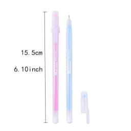1-12 PCS Colored gel pens set Kawaii blue 0.5 mm ballpoint pen for journal Cute School supplies Korean stationery