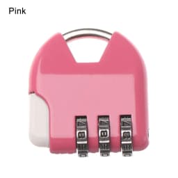 3 Dial Digit Number Code Password Combination Padlock Security Travel Safe Lock for Padlock Luggage Lock of Gym