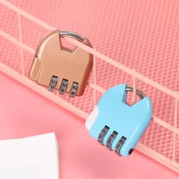 3 Dial Digit Number Code Password Combination Padlock Security Travel Safe Lock for Padlock Luggage Lock of Gym