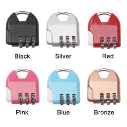 3 Dial Digit Number Code Password Combination Padlock Security Travel Safe Lock for Padlock Luggage Lock of Gym