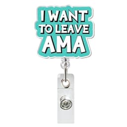 Glitter Acrylic Medicine Bottle Nurse Badge Reel Retractable ID Badge Holder With 360 Rotating Alligator Clip Name Holder