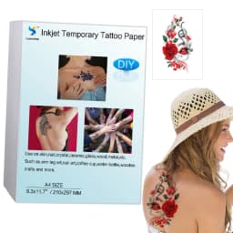 Tattoos Transfer Print Paper A4 DIY Waterproof Temporary Tattoo Skin Sheet Inkjet Laser Printers For Tatoo Men Children Stickers