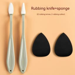 2Pcs Art Sketch Wipe Knife +20pcs Washable Brush Sponge Highlight Artist Drawing Correction Detail Eraser Pen Sketch Clean Tools