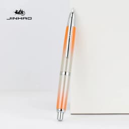 JINHAO 10 Press Fountain Pen Retractable Metal Matte Black EF F Writing Ink Pen with Converter School Office Supplies Stationery