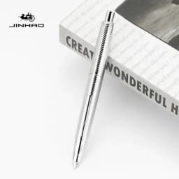 JINHAO 10 Press Fountain Pen Retractable Metal Matte Black EF F Writing Ink Pen with Converter School Office Supplies Stationery