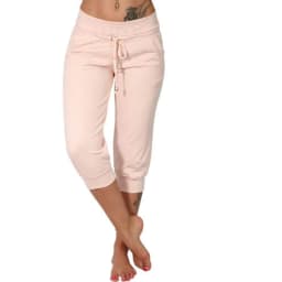 Classic Solid Color Jogging Pants Women Cotton Linen Capris Trousers Bandage Double Pocket Pants Summer Beach Vacation Wear