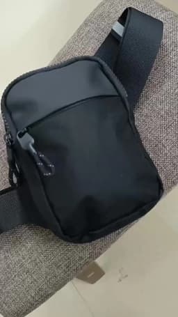 Casual Men Shoulder Chest Bag Nylon Waterproof Outdoor Sport Running Cycling Belt Bag Large Capacity Travel Phone Pouch Bag
