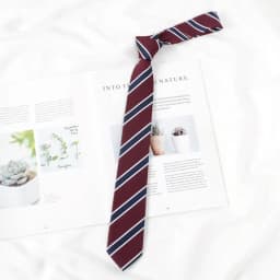 Polyester JK Necktie Simple Plaid Neckwear Striped Neck Tie Clothes Accessories Cravat Uniform Bow Tie Women Men