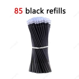 85Pcs/Set Erasable Pen Gel Pens Blue/Black ink Refills Rod Washable Handle School Writing Office Kawaii Stationery Gel Pen