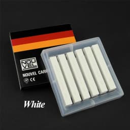 SAKURA Pastel Art Drawing Set Chalk Crayons Soft Dry Pastel 6/12 Black White Box Set for Students Art Supplies NCT Series
