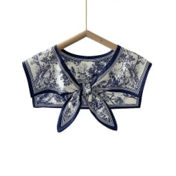 Print Small Fake Detachable Collar Protect Sunscreen Shawl Scarf Decoration Summer Dress Shirt False Collar Neckwear Cape