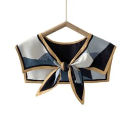 Print Small Fake Detachable Collar Protect Sunscreen Shawl Scarf Decoration Summer Dress Shirt False Collar Neckwear Cape