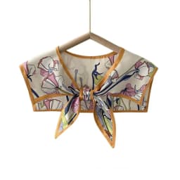 Print Small Fake Detachable Collar Protect Sunscreen Shawl Scarf Decoration Summer Dress Shirt False Collar Neckwear Cape