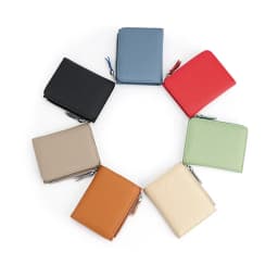 Genuine Leather Women Small Rfid Wallets with Zipper Coin Pocket Fashion Woman Short Bifold Money Purse Multi Card Holder Wallet
