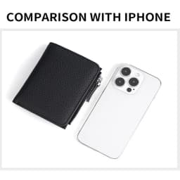 Genuine Leather Women Small Rfid Wallets with Zipper Coin Pocket Fashion Woman Short Bifold Money Purse Multi Card Holder Wallet