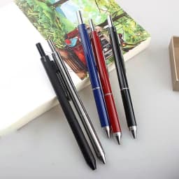 4 in 1 Multi-Function Metal Gravity Sensing Pen Students 3Colors Ballpoint Pen Mechanical Pencil Set Press Gel Pen Signature Pen
