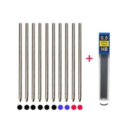 4 in 1 Multi-Function Metal Gravity Sensing Pen Students 3Colors Ballpoint Pen Mechanical Pencil Set Press Gel Pen Signature Pen