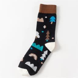 Women's Japanese Colorful Cartoon Mid Tube Socks Unisex Cute Funny Happy Heart Avocado Flamingo Red Lip Sokken Gift