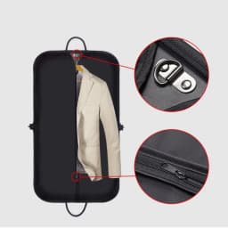 JXSLTC Business Bag Men Business Suit D' Water Suit Nylon Bag Travel Suit Storage Bag Suitable for Suit Hanging Bag