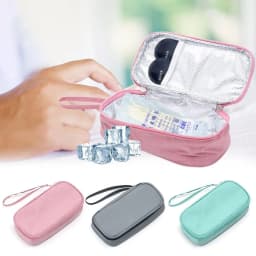 Insulin Cooling Bag for Diabetes Medicla Cooler Diabetic Pocket Oxford Pill Protector Waterproof Drug Freezer