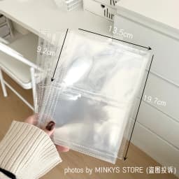 MINKYS A5 Zipper Binder Kawaii Cat Kpop Photocard Collect Book Photo Cards Display Book School Stationery